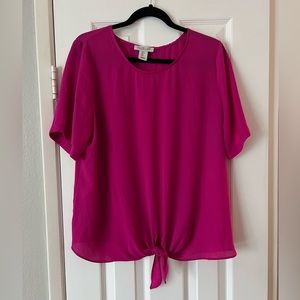 EUC Rachel Zoe short sleeve top